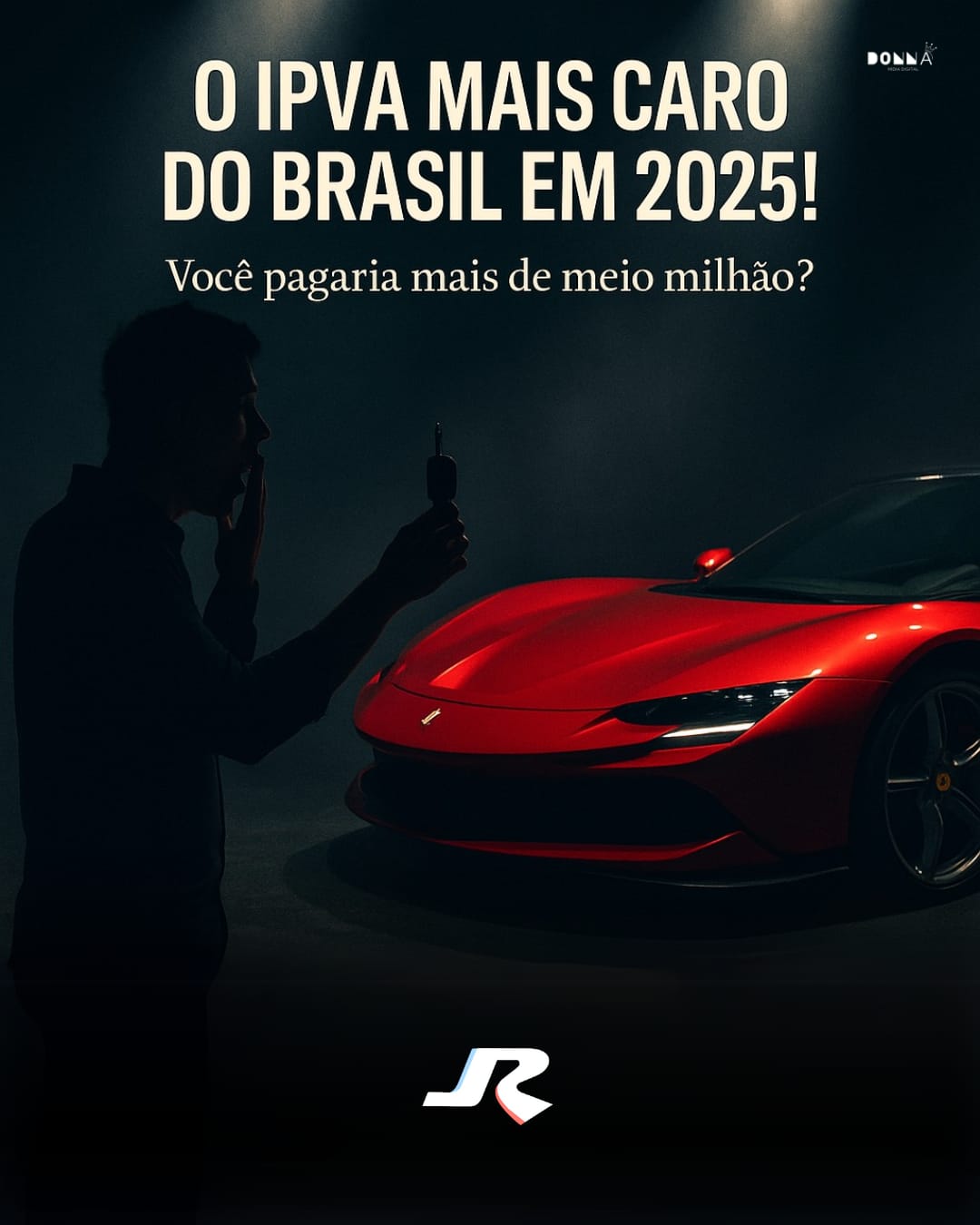O IPVA mais caro do Brasil em 2025 ultrapassou R$ 558 mil!