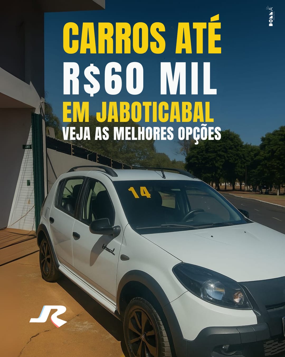 Carros até R$ 60 mil em Jaboticabal – Encontre o seu na JR Multimarcas